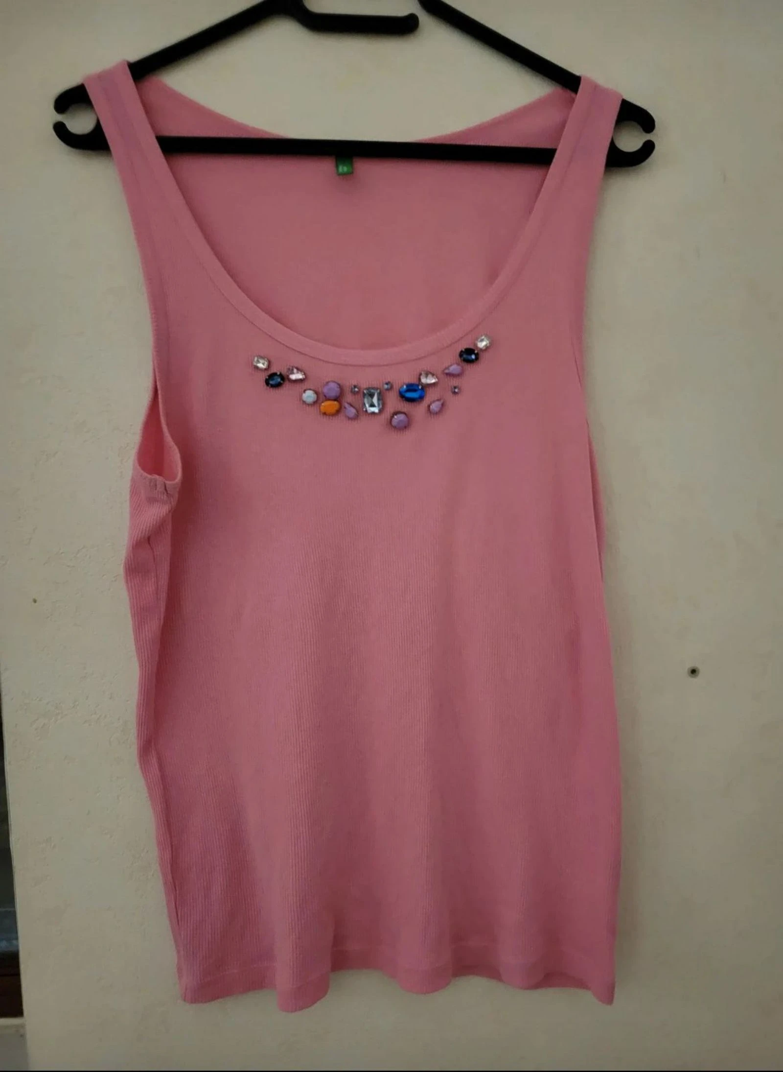 Débardeur Rose United Colors of Benetton - Détails Bijoux